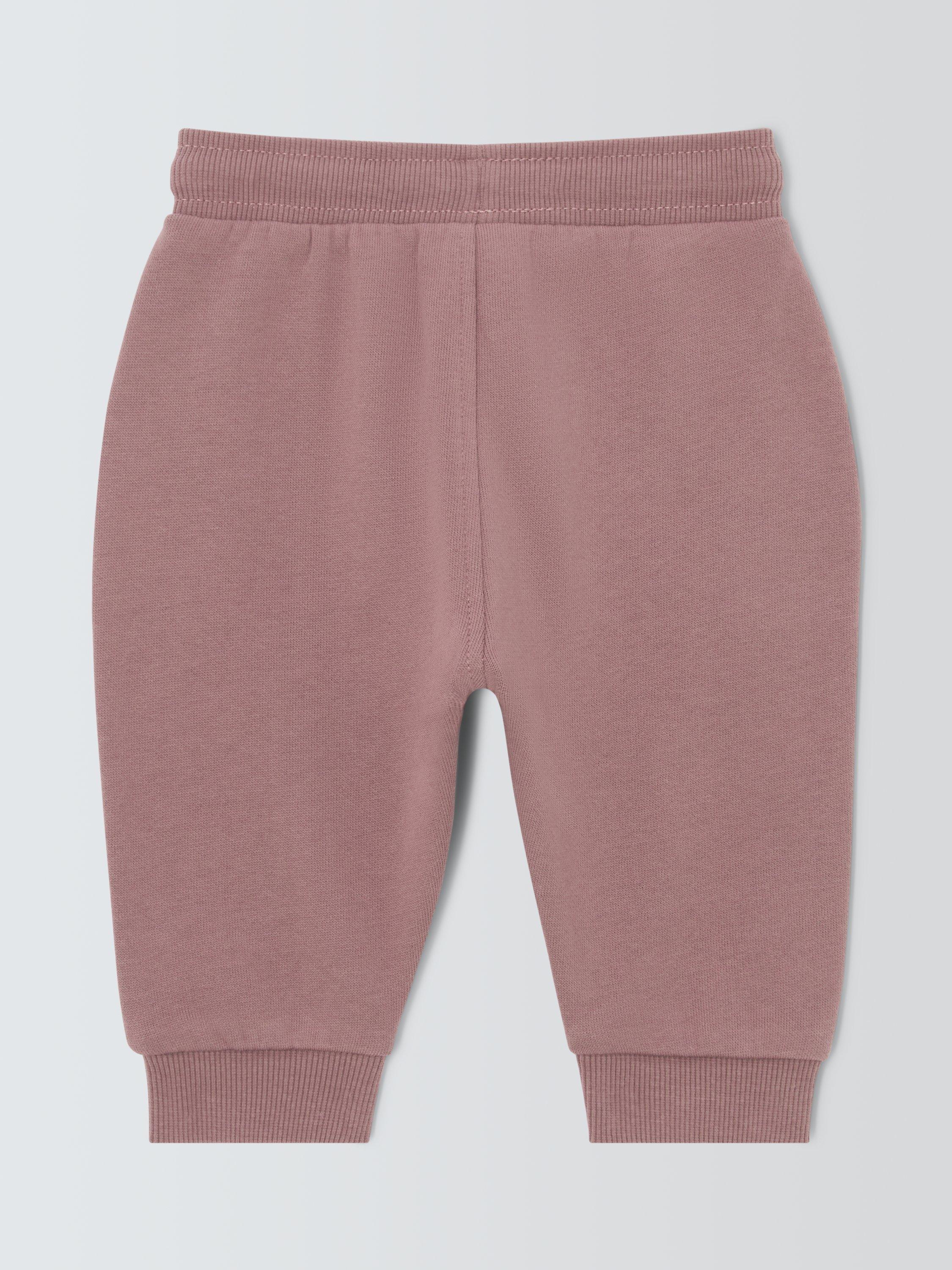 Product image 2 of 3, which shows John Lewis Baby Joggers, Dark Pink, 3-6 months