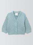 John Lewis Baby Popcorn Cardigan, Blue