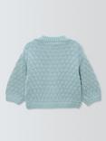 John Lewis Baby Popcorn Cardigan, Blue