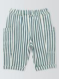 John Lewis Baby Cotton Twill Stripe Trousers, Multi
