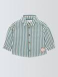 John Lewis Baby Twill Stripe Shirt, Multi