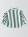 John Lewis Baby Twill Stripe Shirt, Multi