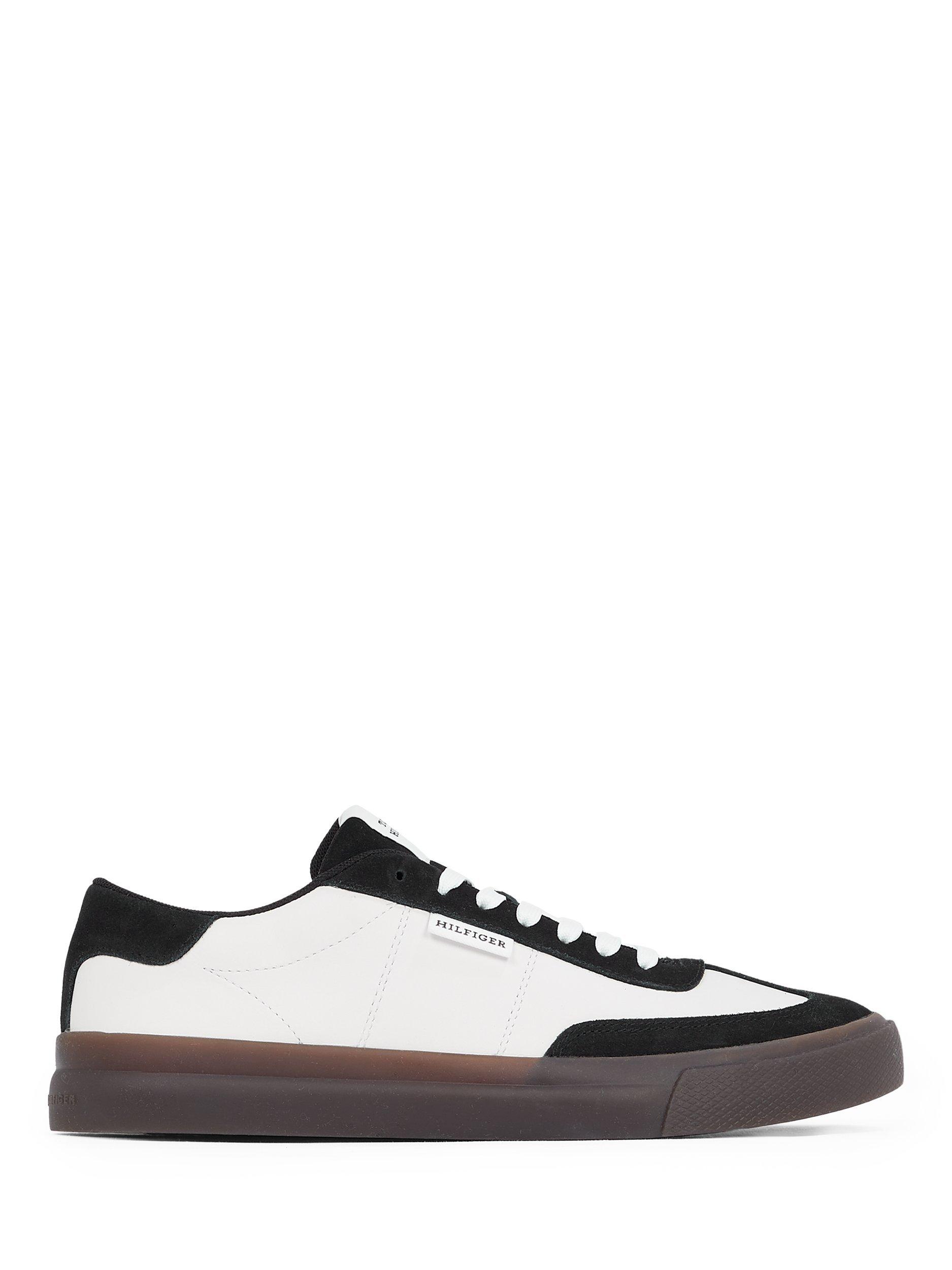 Product image 1 of 6, which shows Tommy Hilfiger Leather Cupset Summer Trainers, Ecru, EU41