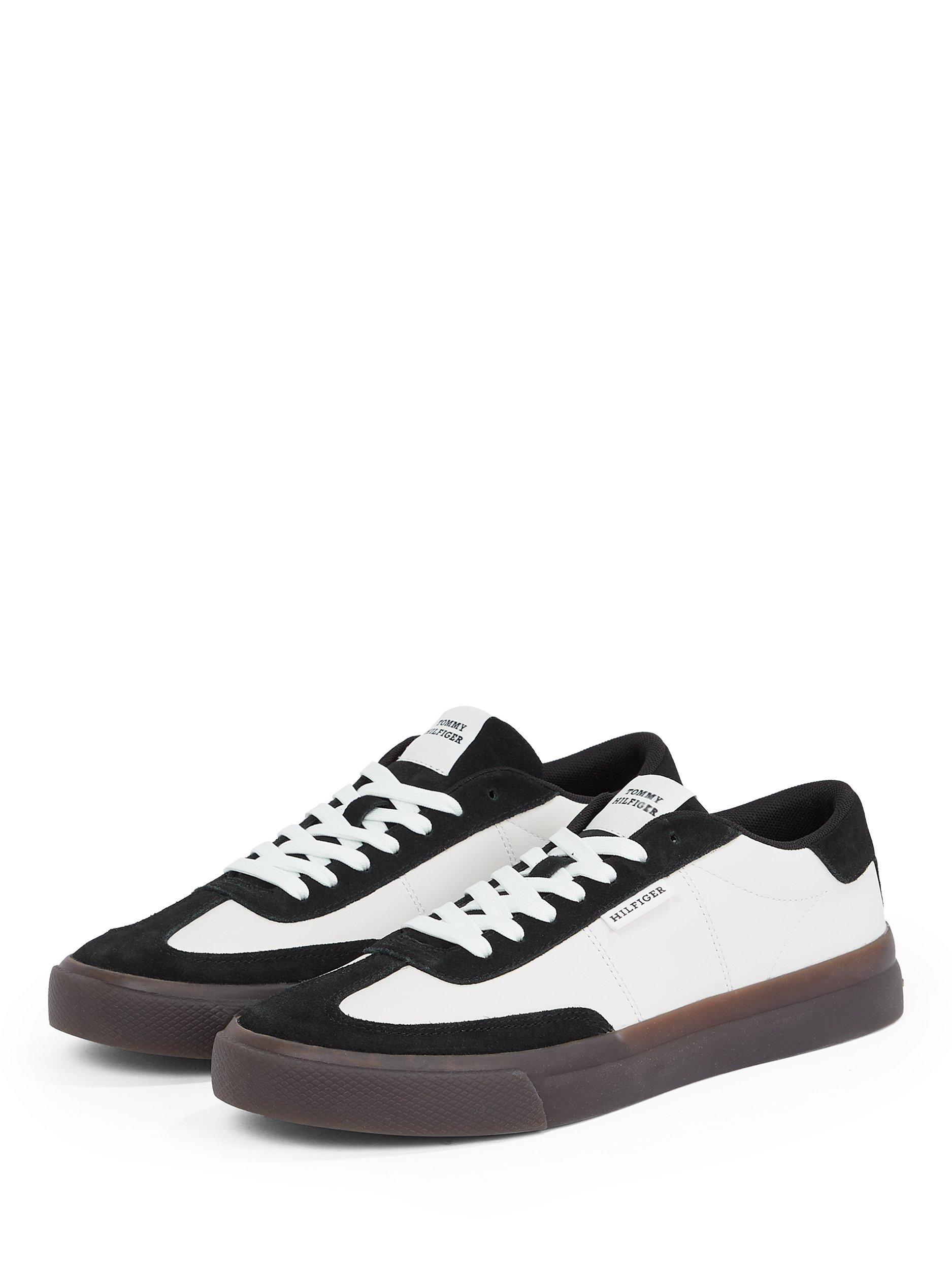 Product image 3 of 6, which shows Tommy Hilfiger Leather Cupset Summer Trainers, Ecru, EU41