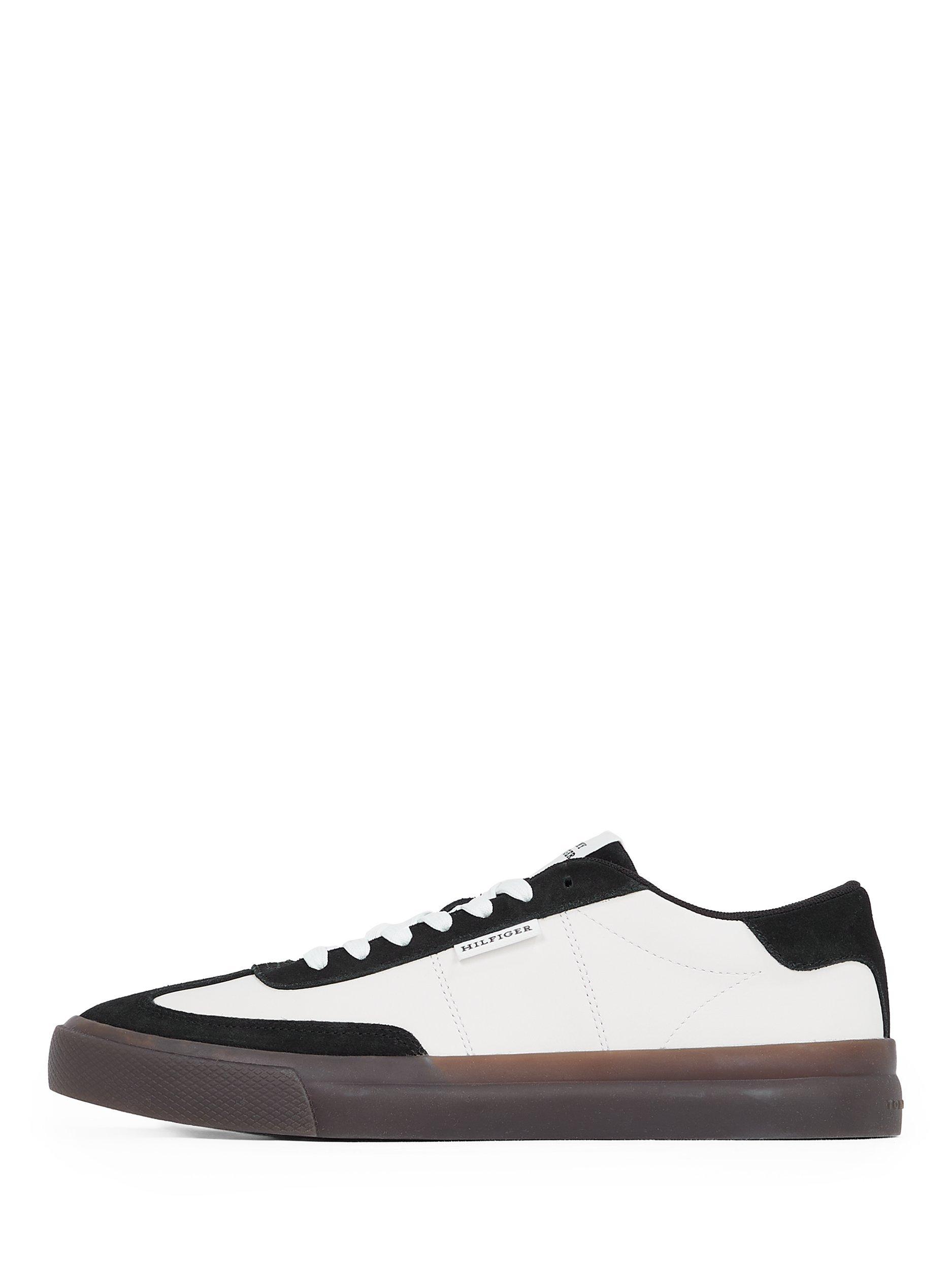 Product image 6 of 6, which shows Tommy Hilfiger Leather Cupset Summer Trainers, Ecru, EU41