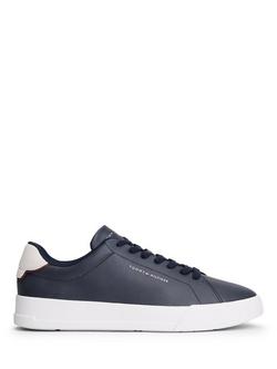 Tommy Hilfiger Logo Court Trainers, Desert Sky