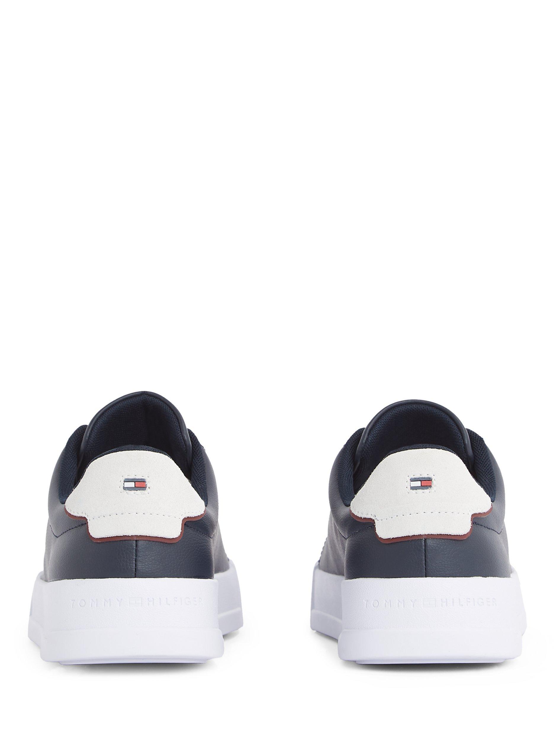 Product image 4 of 6, which shows Tommy Hilfiger Logo Court Trainers, Desert Sky, EU40