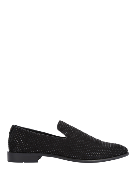 KG Kurt Geiger Sting Slip On Embellished Loafers, Black, Black