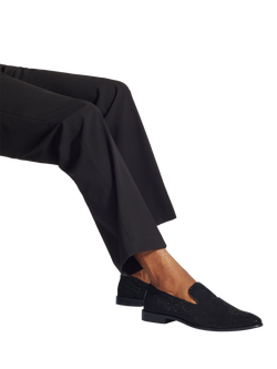 KG Kurt Geiger Sting Slip On Embellished Loafers, Black - view 2, Black