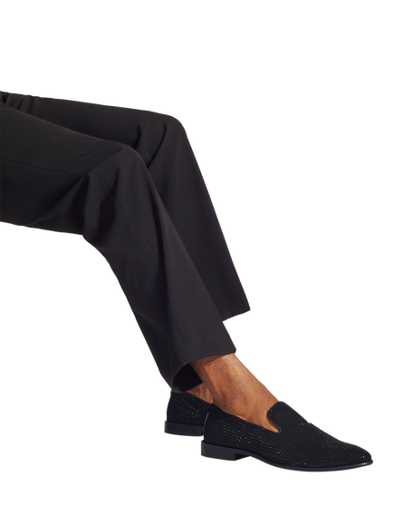 KG Kurt Geiger Sting Slip On Embellished Loafers, Black - view 2, Black