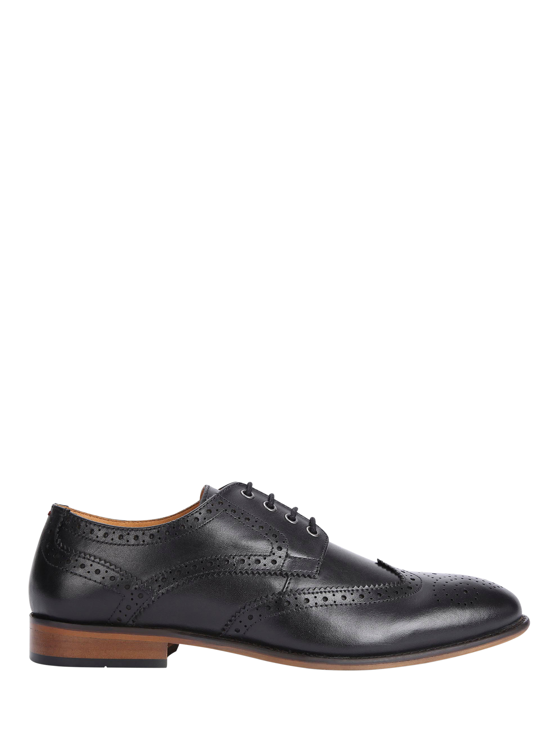 Product image 1 of 5, which shows KG Kurt Geiger Connor Leather Lace Up Brogues, Black, 7