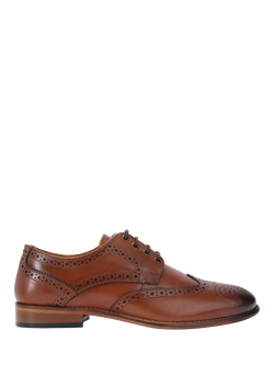 KG Kurt Geiger Connor Leather Lace Up Brogues, Brown Tan