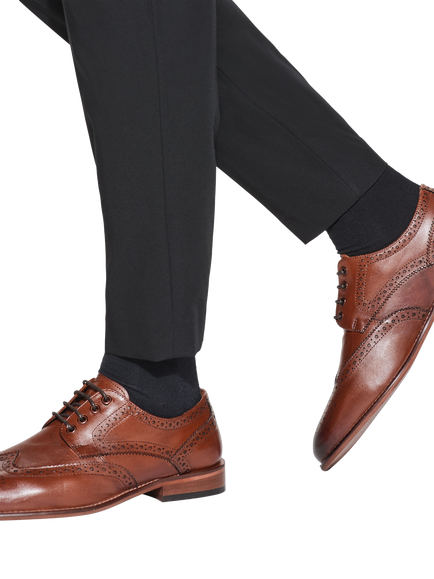 KG Kurt Geiger Connor Leather Lace Up Brogues - view 2, Brown Tan