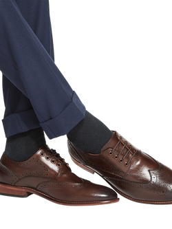 KG Kurt Geiger Connor Leather Lace Up Brogues, Brown - view 2, Brown