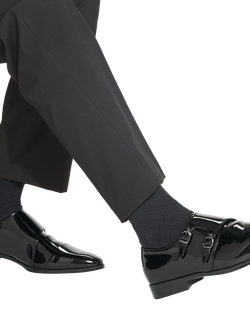 KG Kurt Geiger Cruz Patent Leather Monk Shoes, Black - view 2, Black