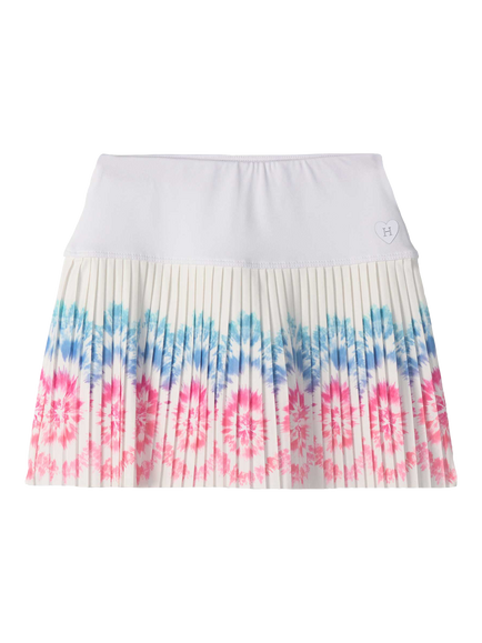 Hatley Kids' Sunburst Pleated Skort, White - view 2, White