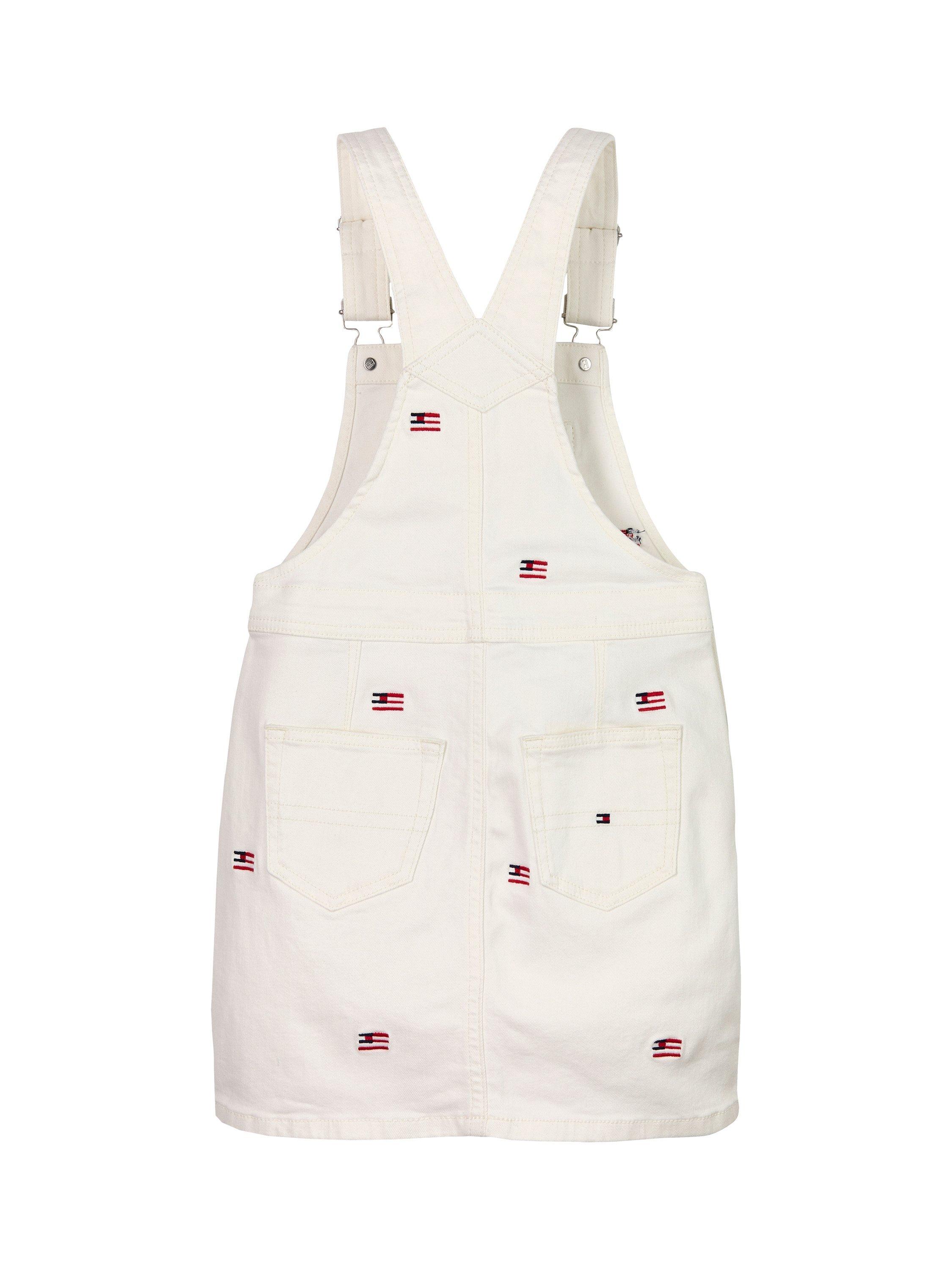 Product image 5 of 7, which shows Tommy Hilfiger Kids' Dungaree Dress, Critter, 8 years