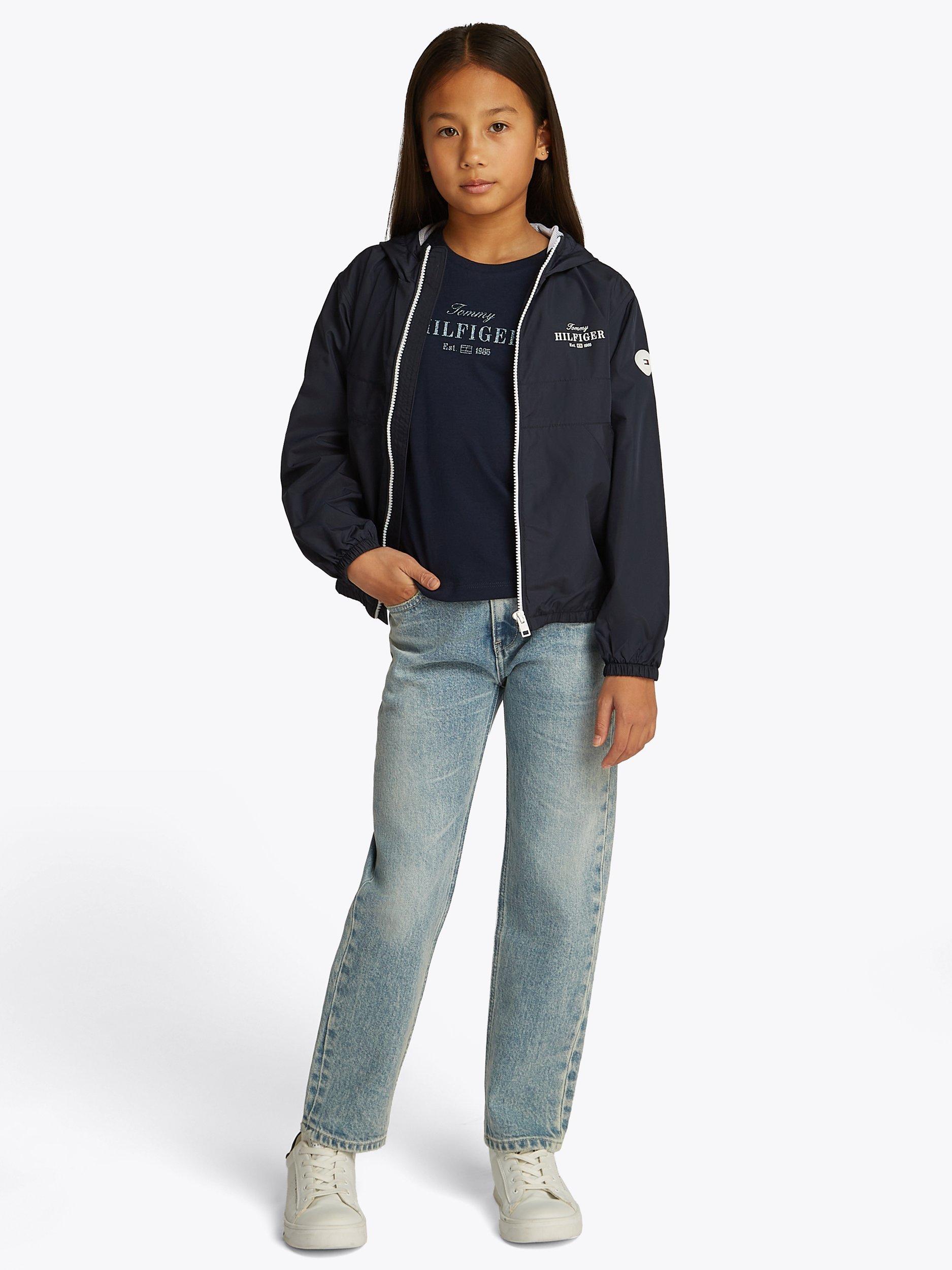 Tommy Hilfiger Kids' Essential Windbreaker Jacket, Dark Night Navy