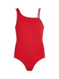 Tommy Hilfiger Kids' One Shoulder Swimsuit