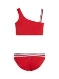 Tommy Hilfiger Kids' One Shoulder Bikini Set