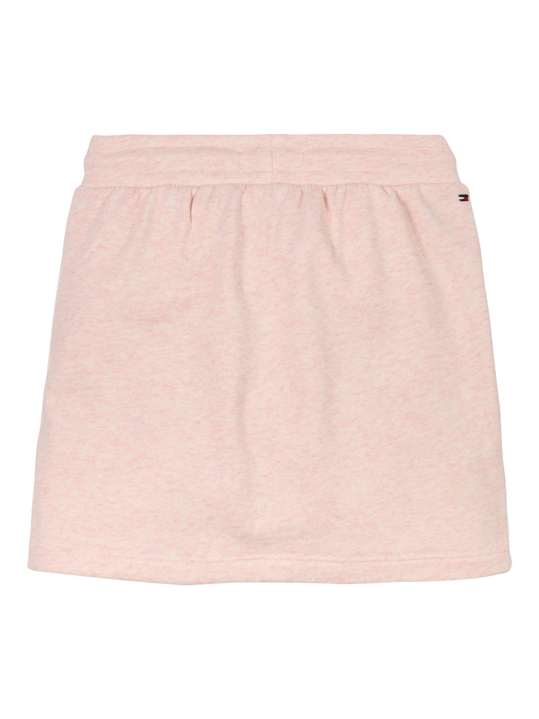 Product image 5 of 7, which shows Tommy Hilfiger Kids' Pleated Terry Skirt, Coral Ice Heather, 3 years