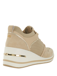 Dune London Eiline 2 Fabric Lace Up Trainers