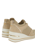 Dune London Eiline 2 Fabric Lace Up Trainers