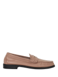 Dune London Gilmour Leather Loafers, Taupe