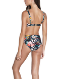 Panos Emporio Magnolia Chara Bikini Bottoms, Black/Multi