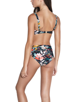 Panos Emporio Magnolia Chara Bikini Bottoms, Black/Multi - view 2, Black/Multi