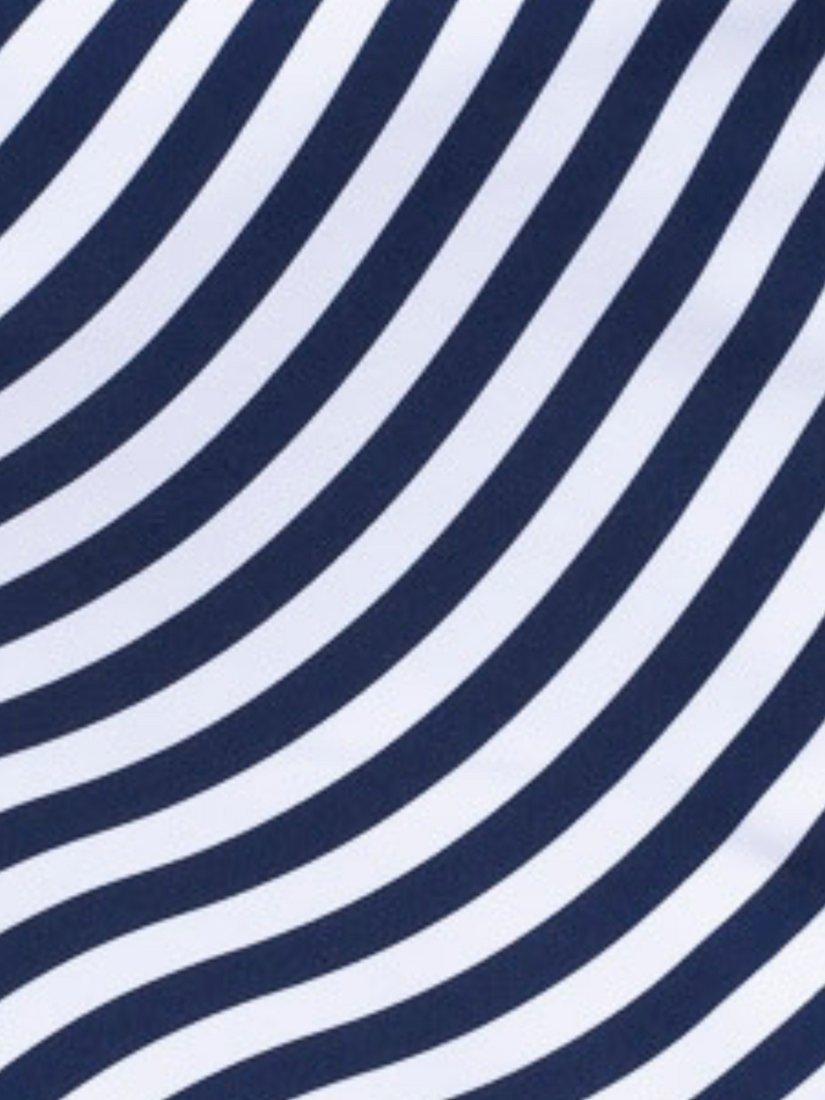 Product image 5 of 5, which shows Panos Emporio Chara Wave Stripe Bikini Bottoms, Navy/White, 8
