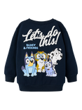 NAME IT Kids' Bluey Sweatshirt,  Dark Sapphire