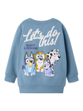 NAME IT Kids' Bluey Sweatshirt, Spring Lake