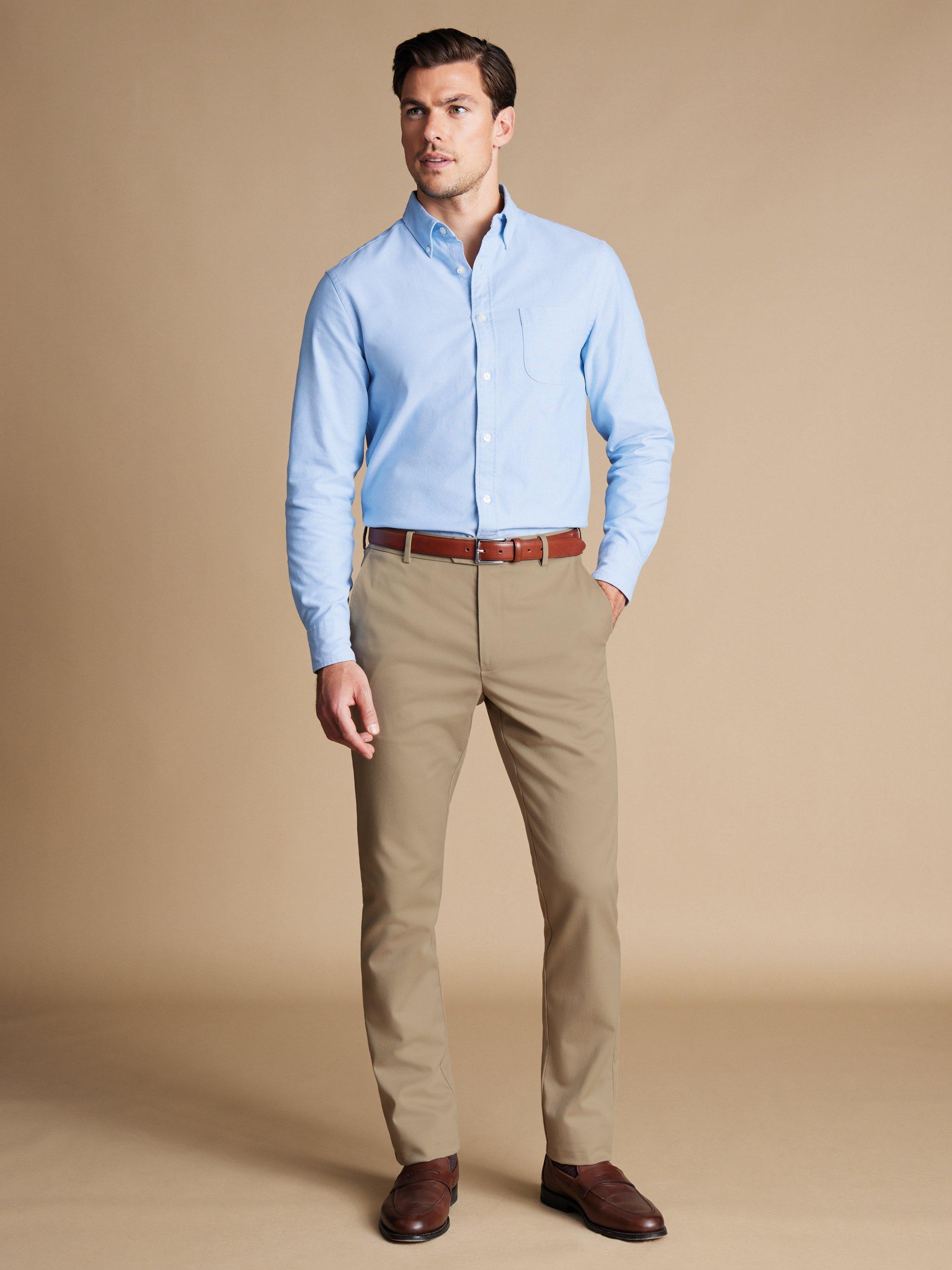 Charles Tyrwhitt Classic Fit Non-Iron Chino Trousers, Taupe