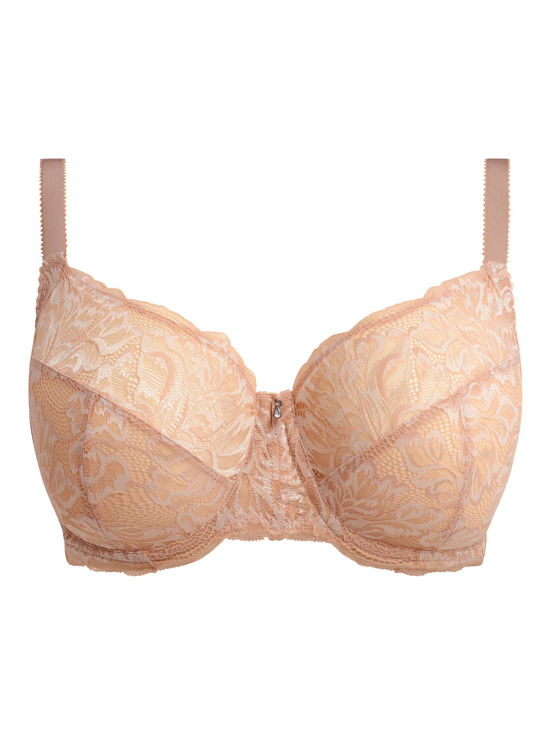 Product image 5 of 5, which shows Fantasie Emmaline Underwired Side Support Bra, Natural Beige, 30DD