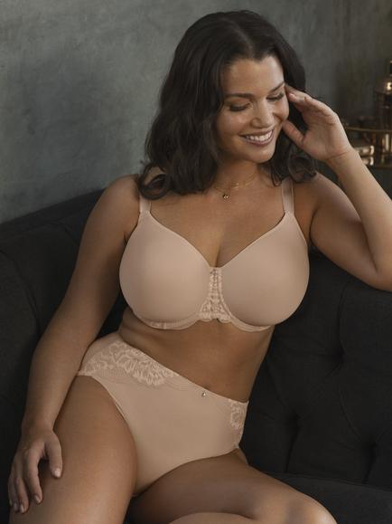 Fantasie Emmaline Moulded Spacer Bra, Natural Beige - view 2, Natural Beige
