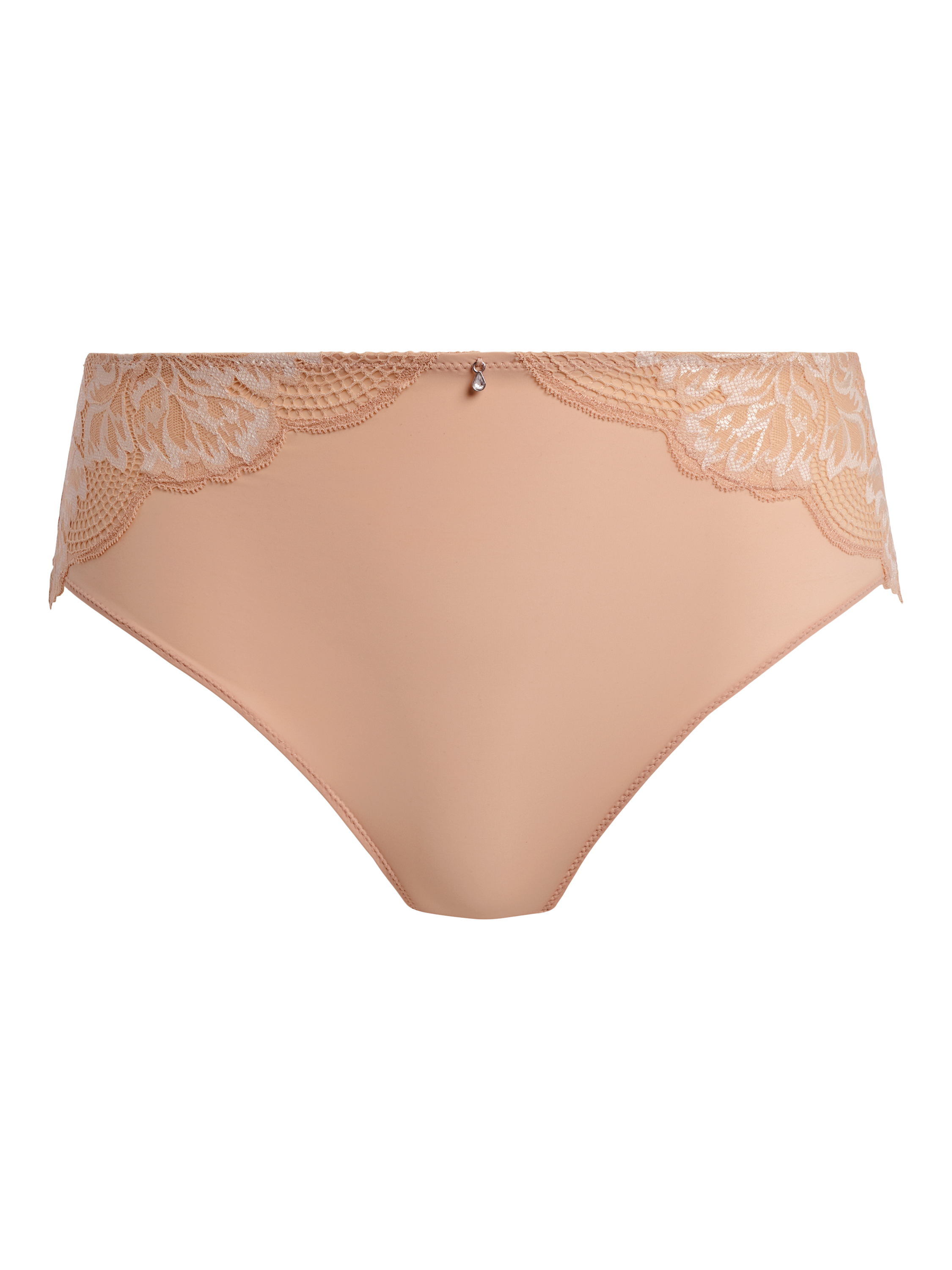 Product image 5 of 6, which shows Fantasie Emmaline Lace Knickers, Natural Beige, S