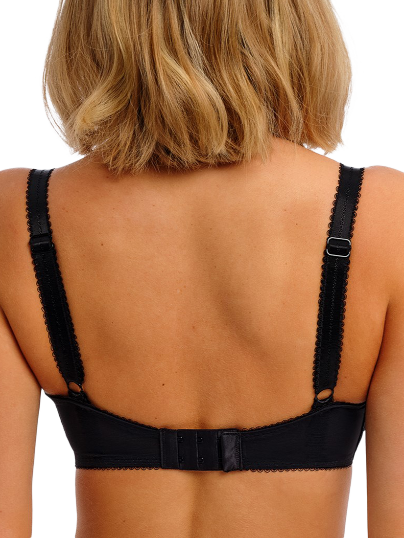 Product image 2 of 3, which shows Freya Fascinate Underwired Balconette Bra, Black, 30E