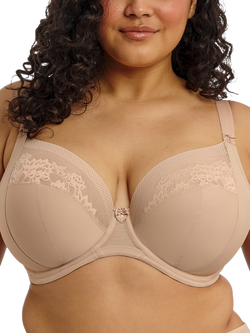 Elomi Nerina Underwired Plunge Bra, Sahara, Sahara