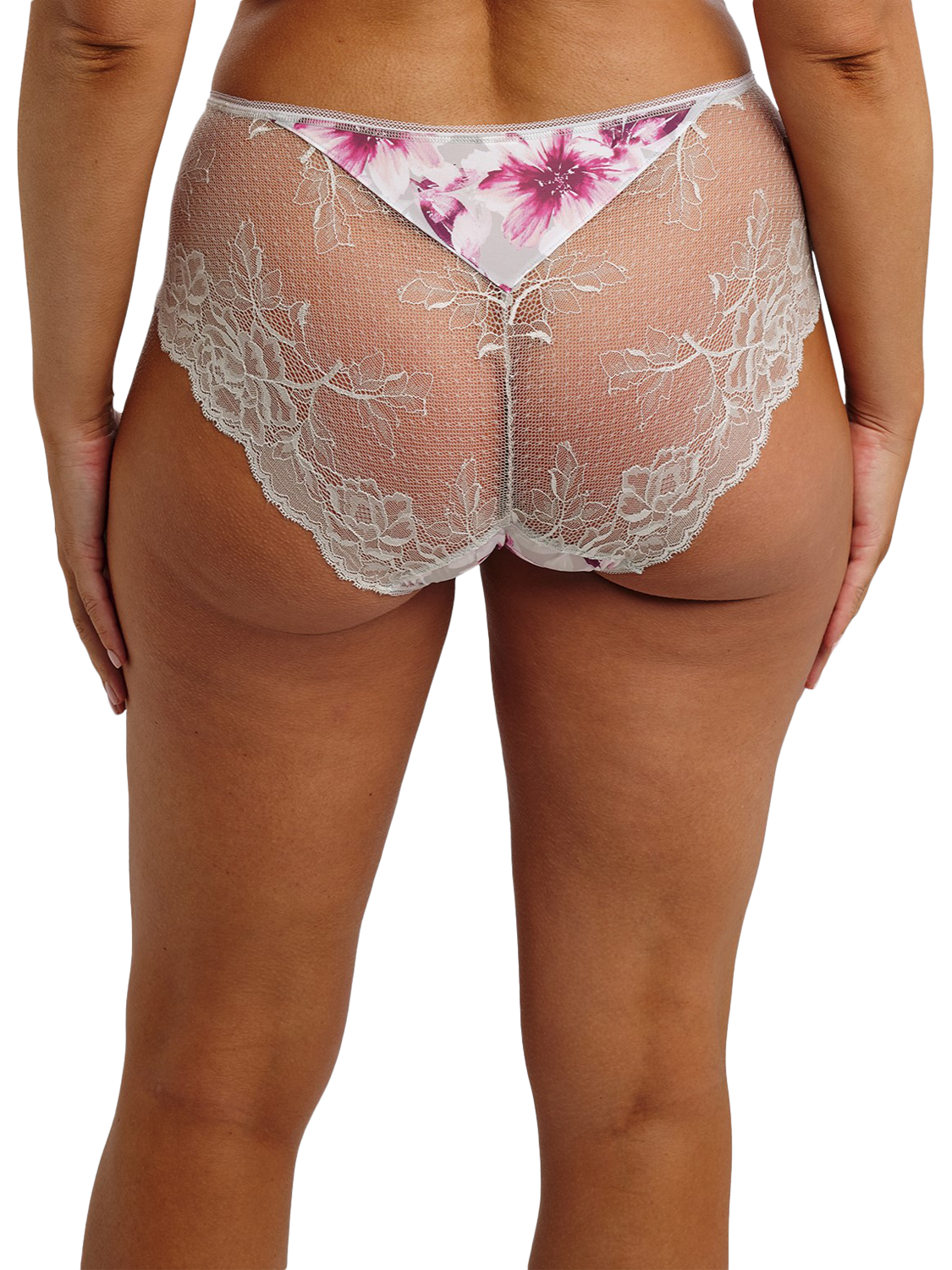 Product image 3 of 6, which shows Fantasie Pippa Shorty Knickers, Wallflower, M