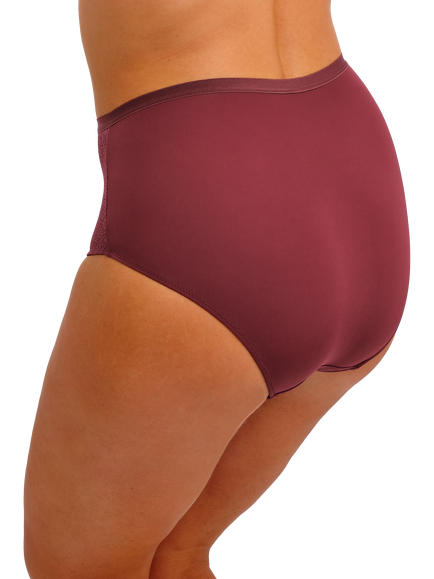 Fantasie Demure High Waist Knickers, Fig - view 2, Fig