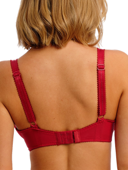 Freya Fascinate Underwired Balconette Bra, Cherry - view 2, Cherry