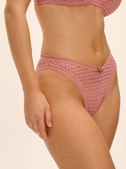 Freya Spotlight High Leg Knickers - view 2, Ash Rose