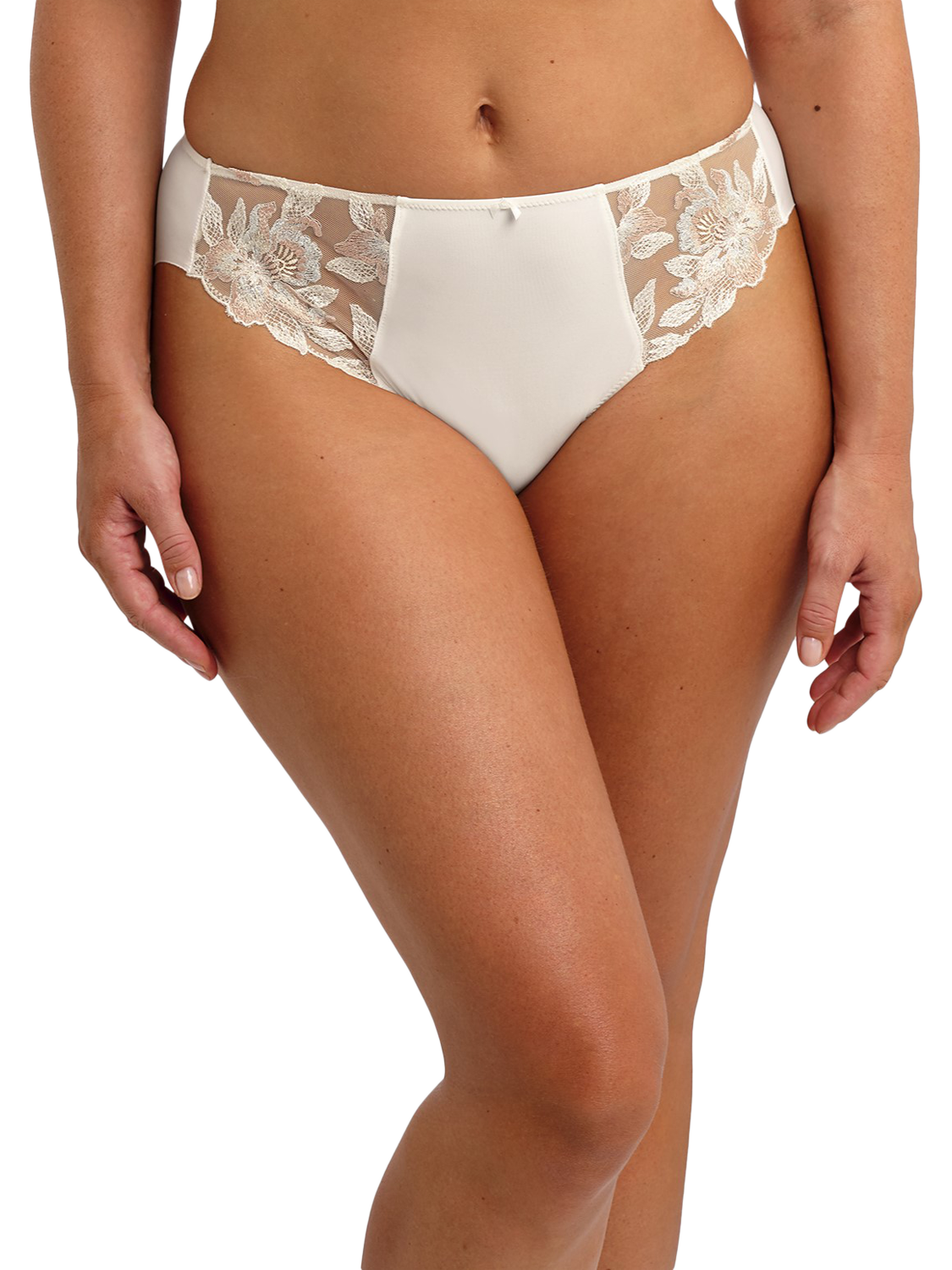 Product image 1 of 6, which shows Fantasie Magdalena Knickers, Ivory, S