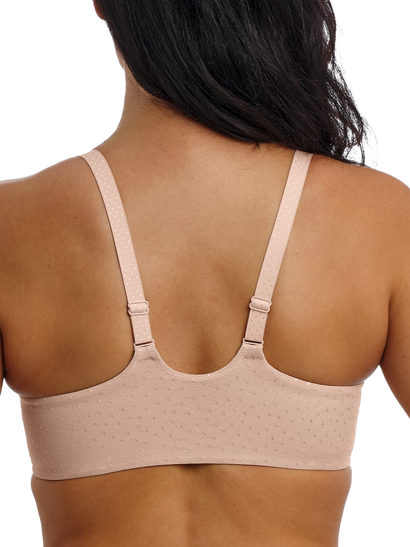 Product image 2 of 4, which shows Wacoal Back Appeal Underwired Front Fastener Bra, Rose Dust, 32D