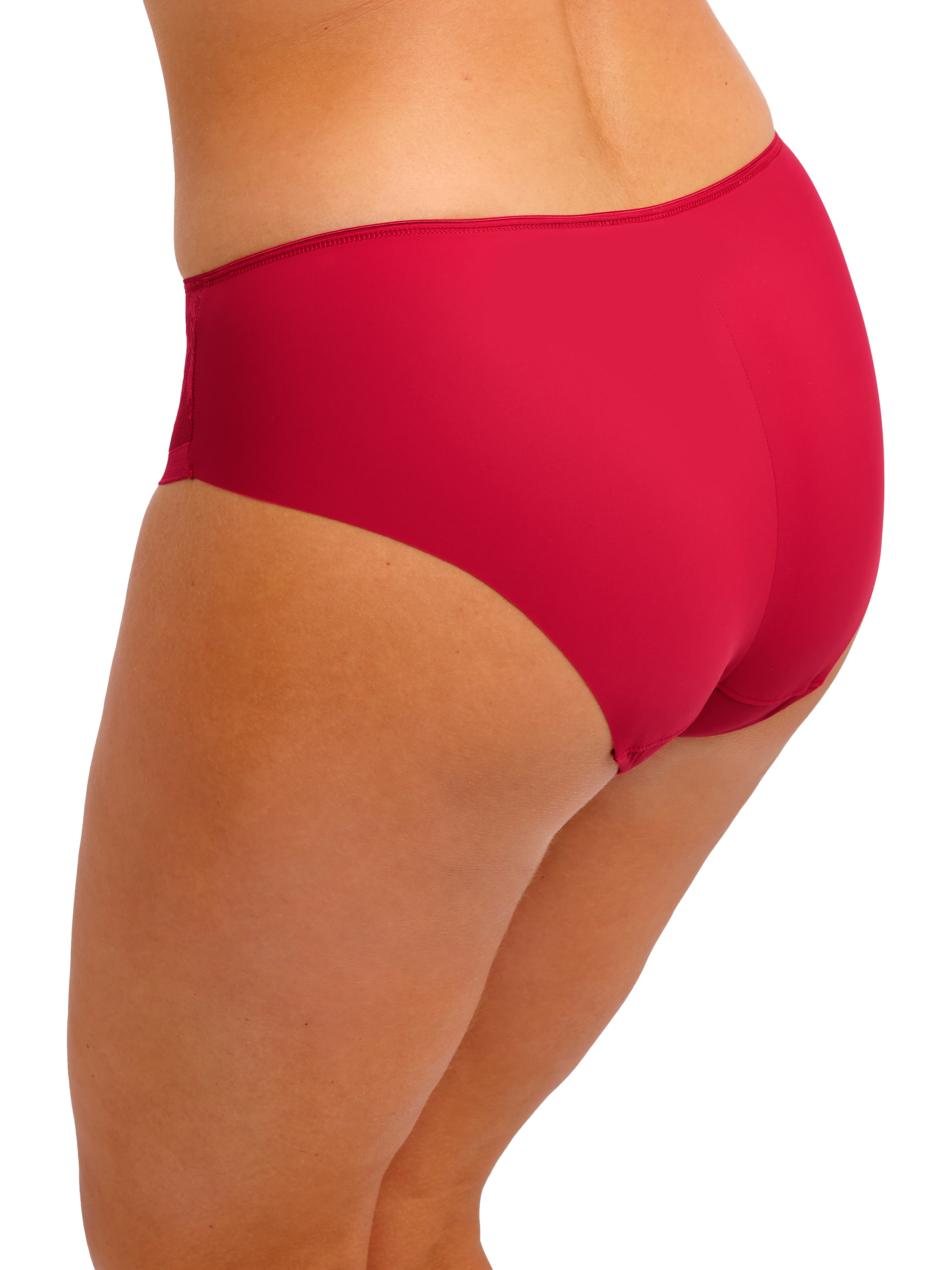 Product image 3 of 6, which shows Fantasie Illusion Knickers, Red, S