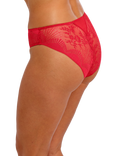 Wacoal Sensu Lace Mid-Rise Knickers, Salsa