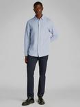 Calvin Klein Linen Blend Regular Fit Stripe Shirt