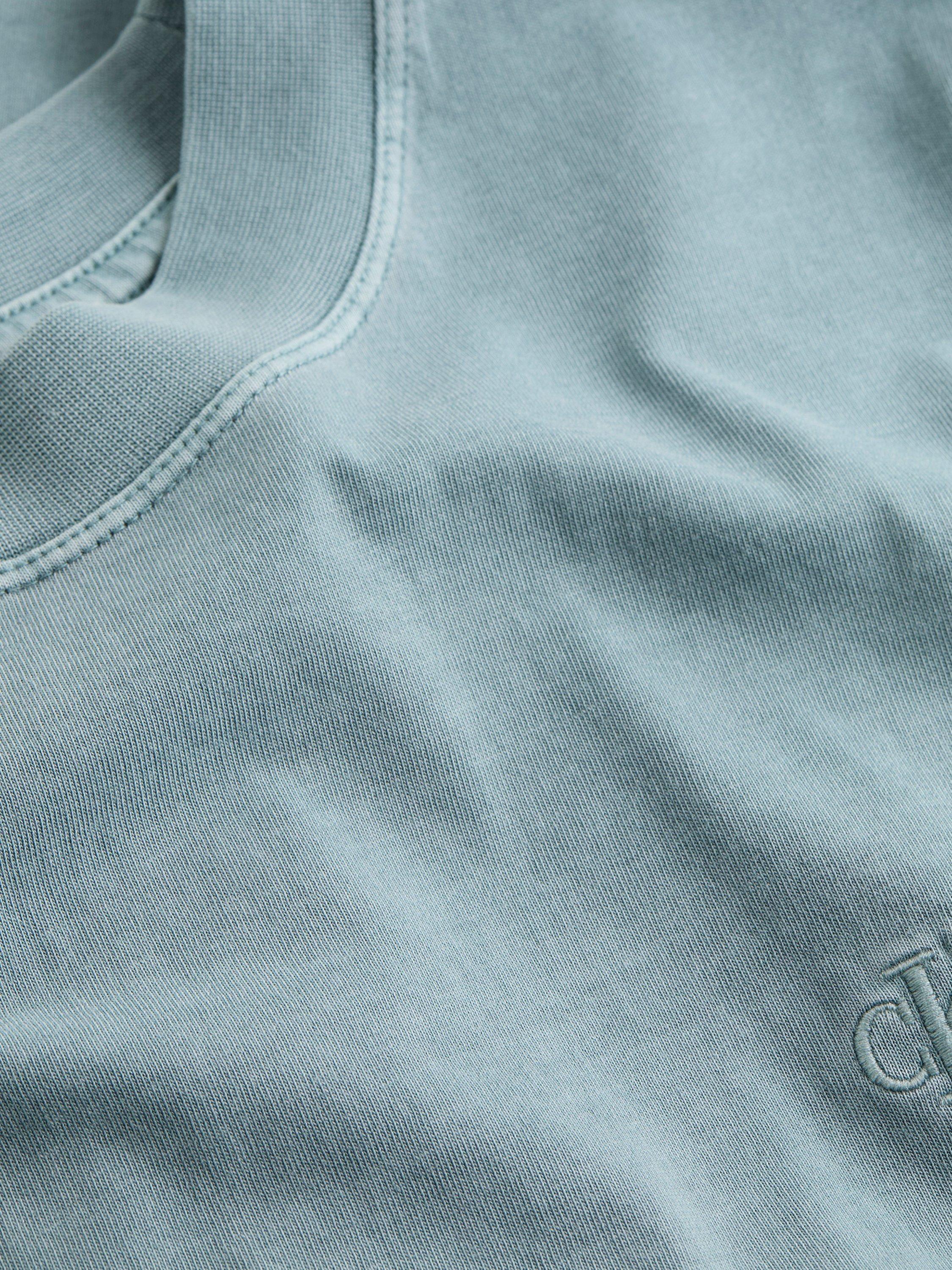 Product image 5 of 7, which shows Calvin Klein Cotton Regular Fit Short Sleeve Applique Logo T-Shirt, Trooper, XS
