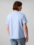 Calvin Klein Mono Logo Cotton T-Shirt, Chambray Blue